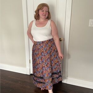 Ulla Popken Floral Skirt